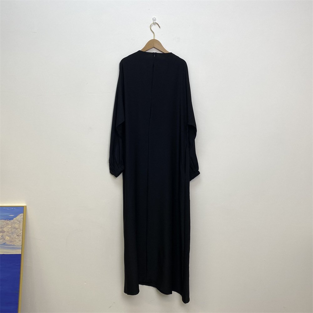 Fashion Nursing Clothes Muslim Long Sleeve Slim Fit Dress - Image 6
