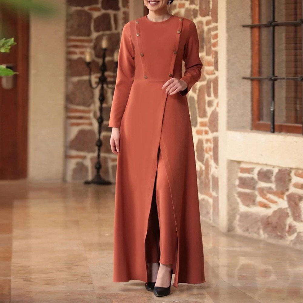 Muslim Women's Evening Dress, Banquet Dress, Worship Dress Robe - Image 5