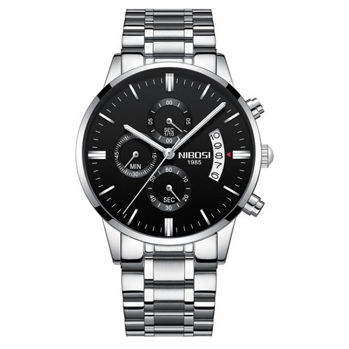 Men Watch Chronograph Sport Mens Watches Top Brand Luxury Waterproof Full Steel Quartz Gold Clock Men Relogio Masculino - Image 4