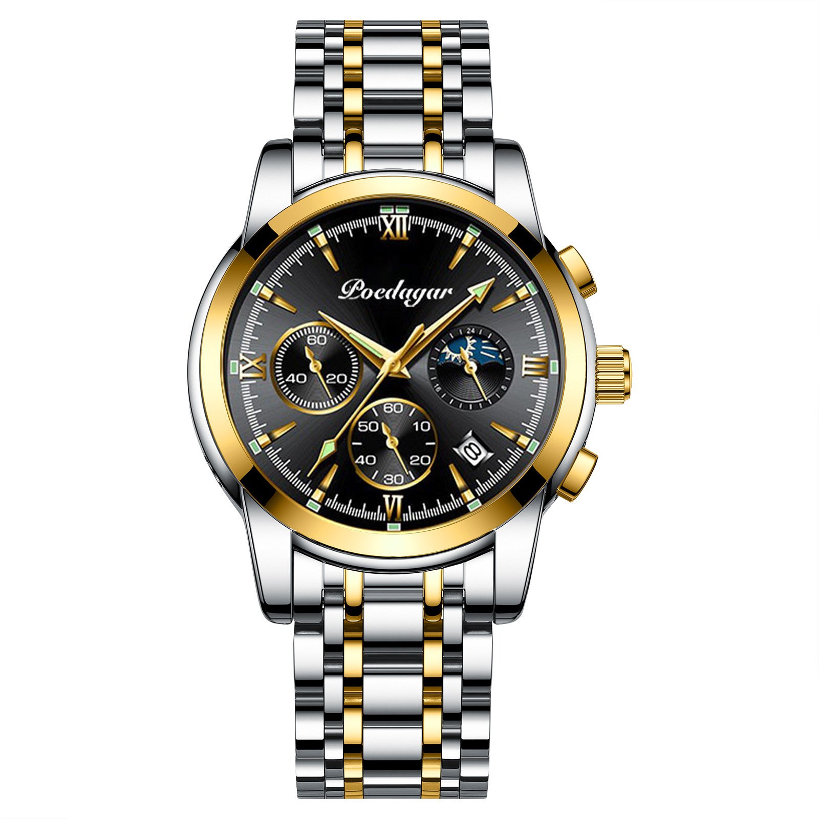 Multifunctional Men's Watch Luminous Waterproof Quartz Wrist Watch - Image 5