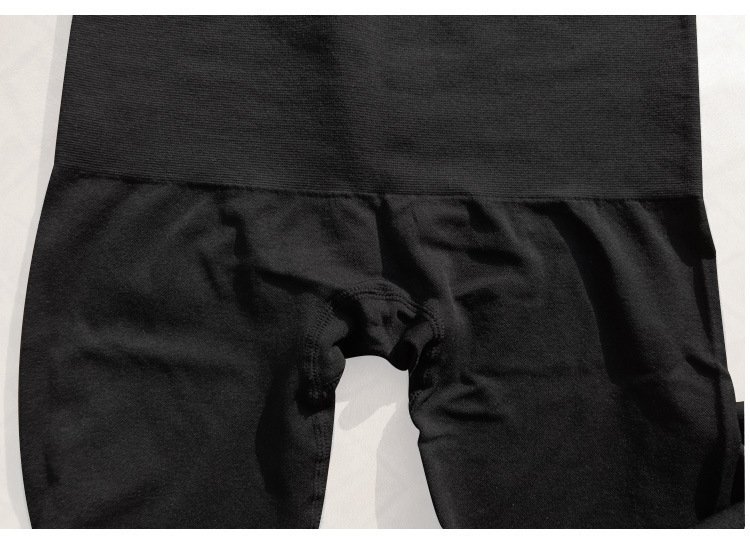 Tight Tummy Seamless High Waist Base Body Shaping Cropped Pants - Image 8