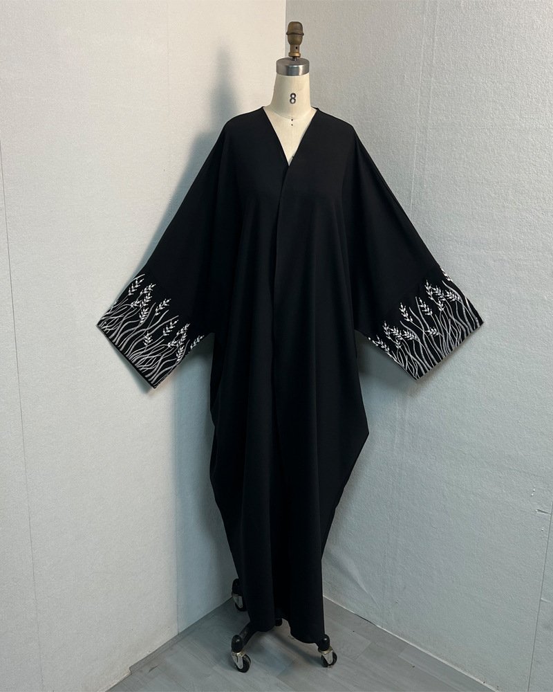 Arab Embroidery Embroidery Outerwear Abaya Robe - Image 7