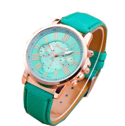 Three eye watches, retro GENEVA, Geneva students, couples, watches, men's belts, quartz trends watches - Image 9