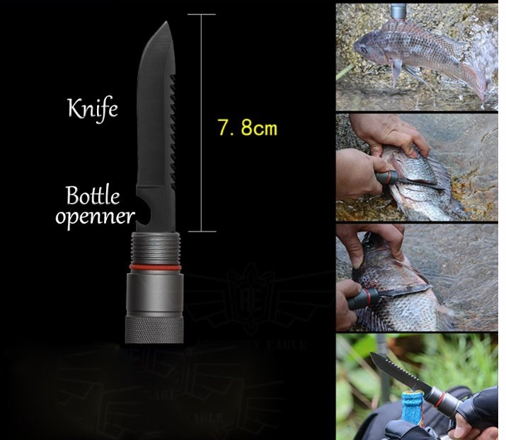 Outdoor Defense Tactical Stick Alpenstock Hiking Camping Equipment Multifunctional Walking Stick - Image 4
