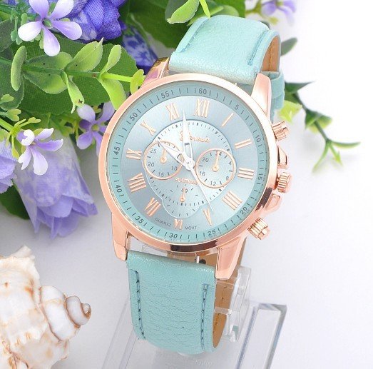 Three eye watches, retro GENEVA, Geneva students, couples, watches, men's belts, quartz trends watches - Image 8
