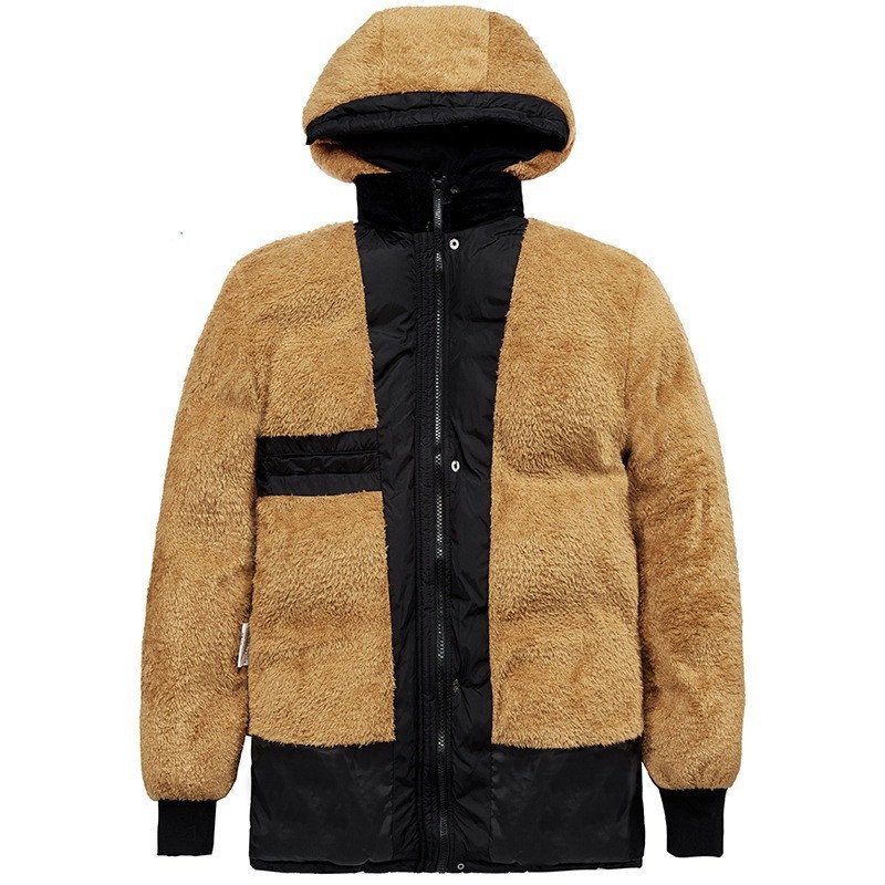Clothing plus velvet padded jacket men winter - Image 2