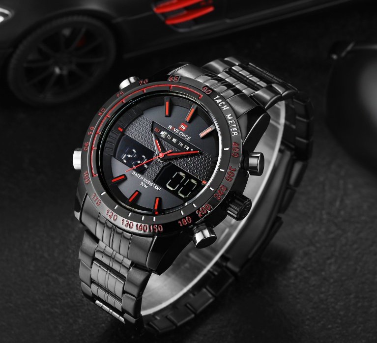 Kairos: Naviforce Mens Sports Wrist Watch - Image 2