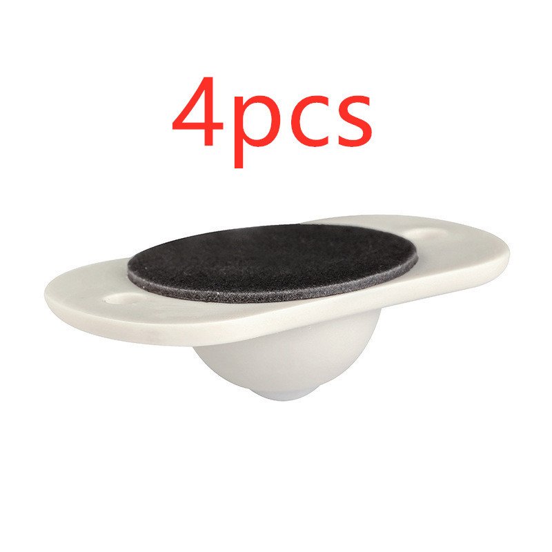 Adhesive Casters Pulley Rollers For Cabinet Drawer Storage Box Trash Can Small Furniture Hardware Wheel Box Skateboard - Image 7