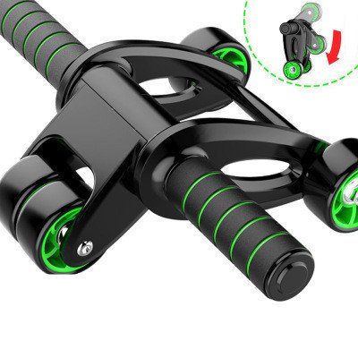 Foldable Abdominal Wheel Abdominal Muscle Wheel Roller Home Fitness Equipment - Image 3