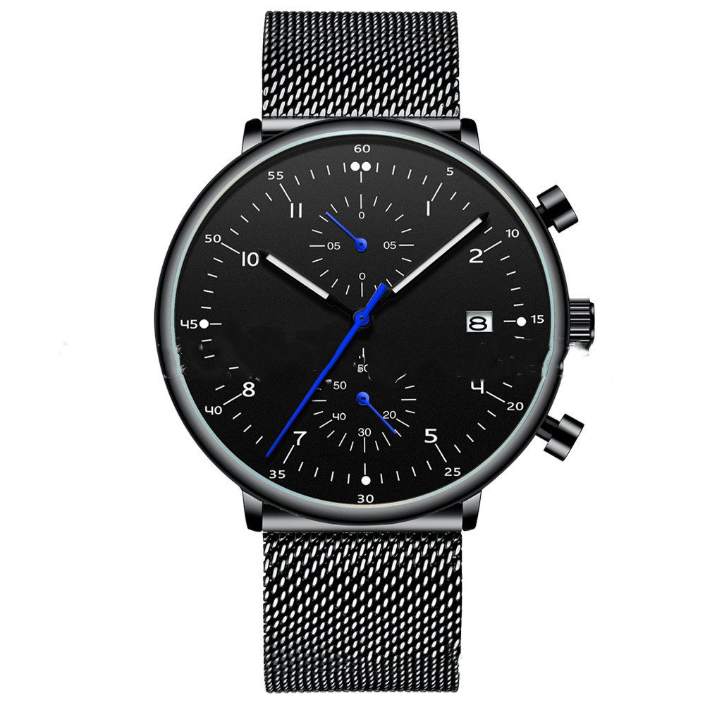 Mens Watch Top Brand Men Stainless Steel WristWatch - Image 4