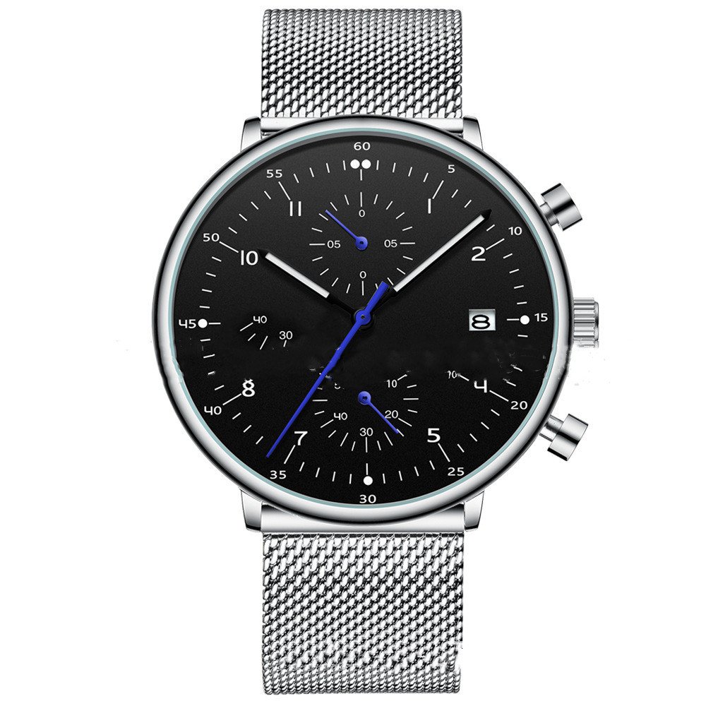 Mens Watch Top Brand Men Stainless Steel WristWatch - Image 2