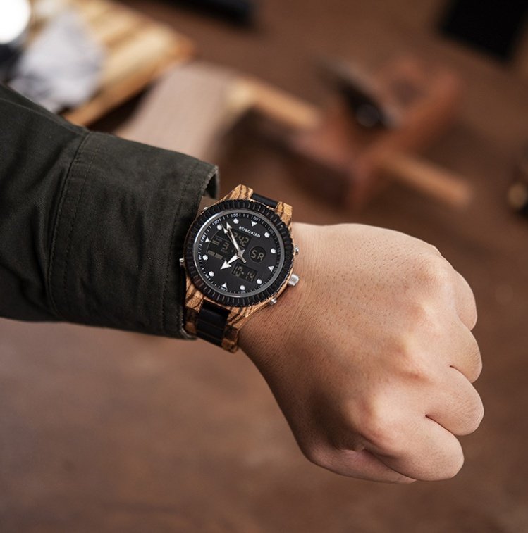 Casual Fashion Wooden Watch - Image 5