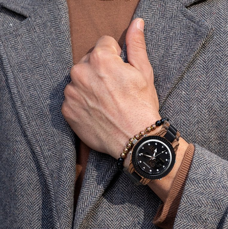 Casual Fashion Wooden Watch - Image 2