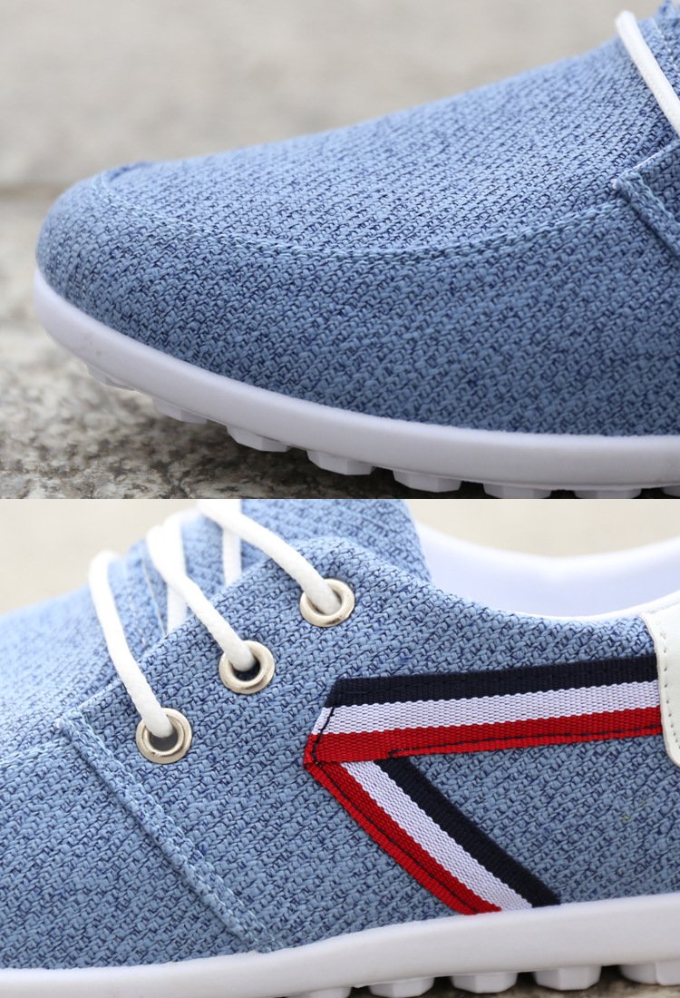 Men'S Soft-Soled Canvas Shoes, Sports And Leisure Old Beijing Cloth Shoes, Peas Shoes - Image 5