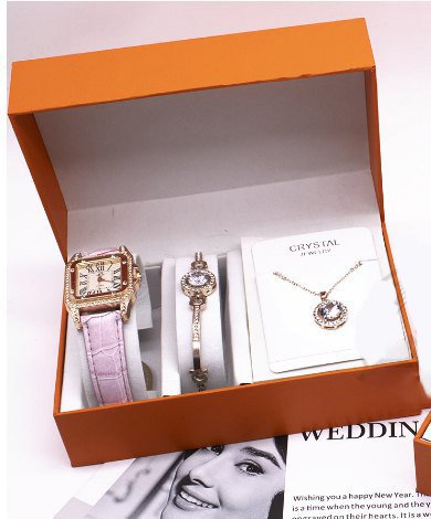 Wrist Watch Set Foreign Trade Watches Women New Necklace Bracelets Wristwatches Women - Image 3