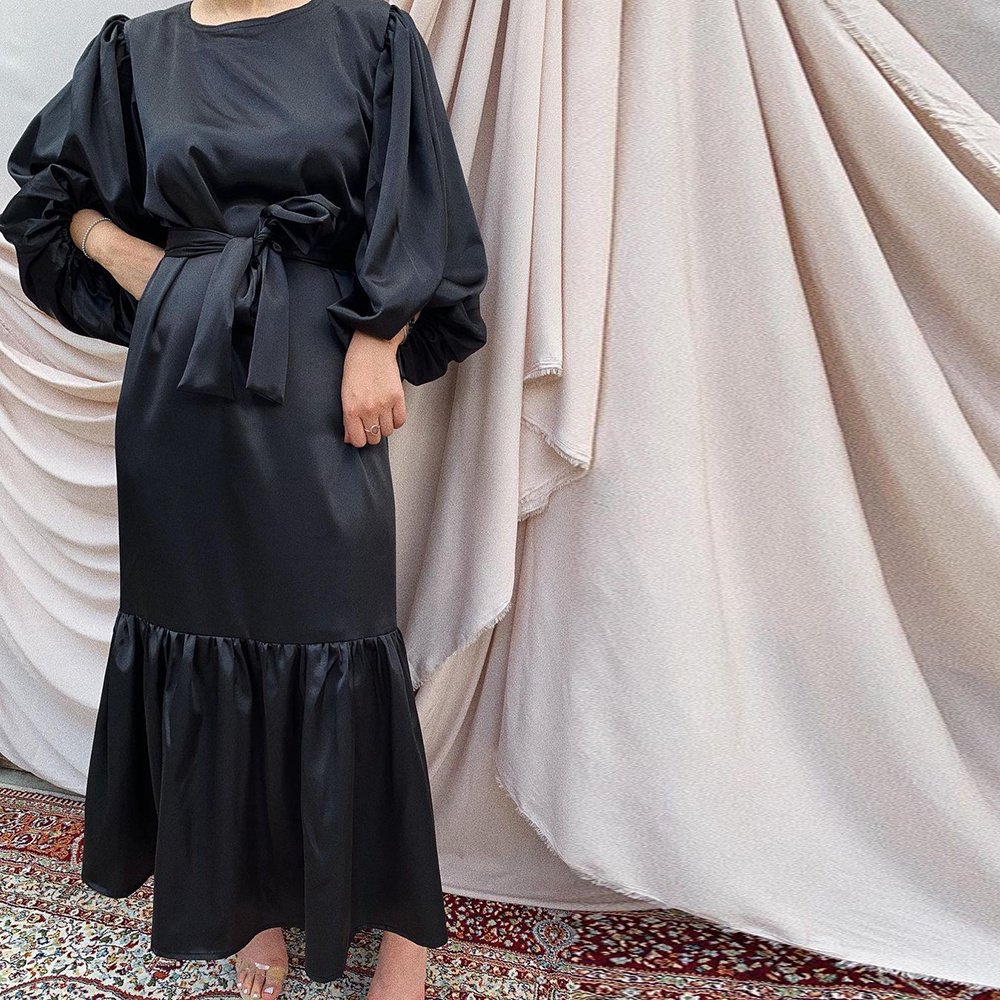 Ramadan Eid Mubarak Kaftan Dubai Abaya Turkey Islam Muslim Fashion Women Hijab Dress Caftan Marocain Dresses Vestidos Robe Femme - Image 2