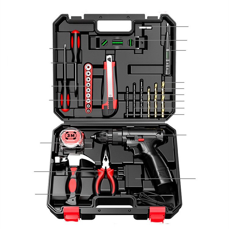 Toolbox Set, Household Multi-function, Family Car, Daily Electrical Hardware, Universal Maintenance - Image 2