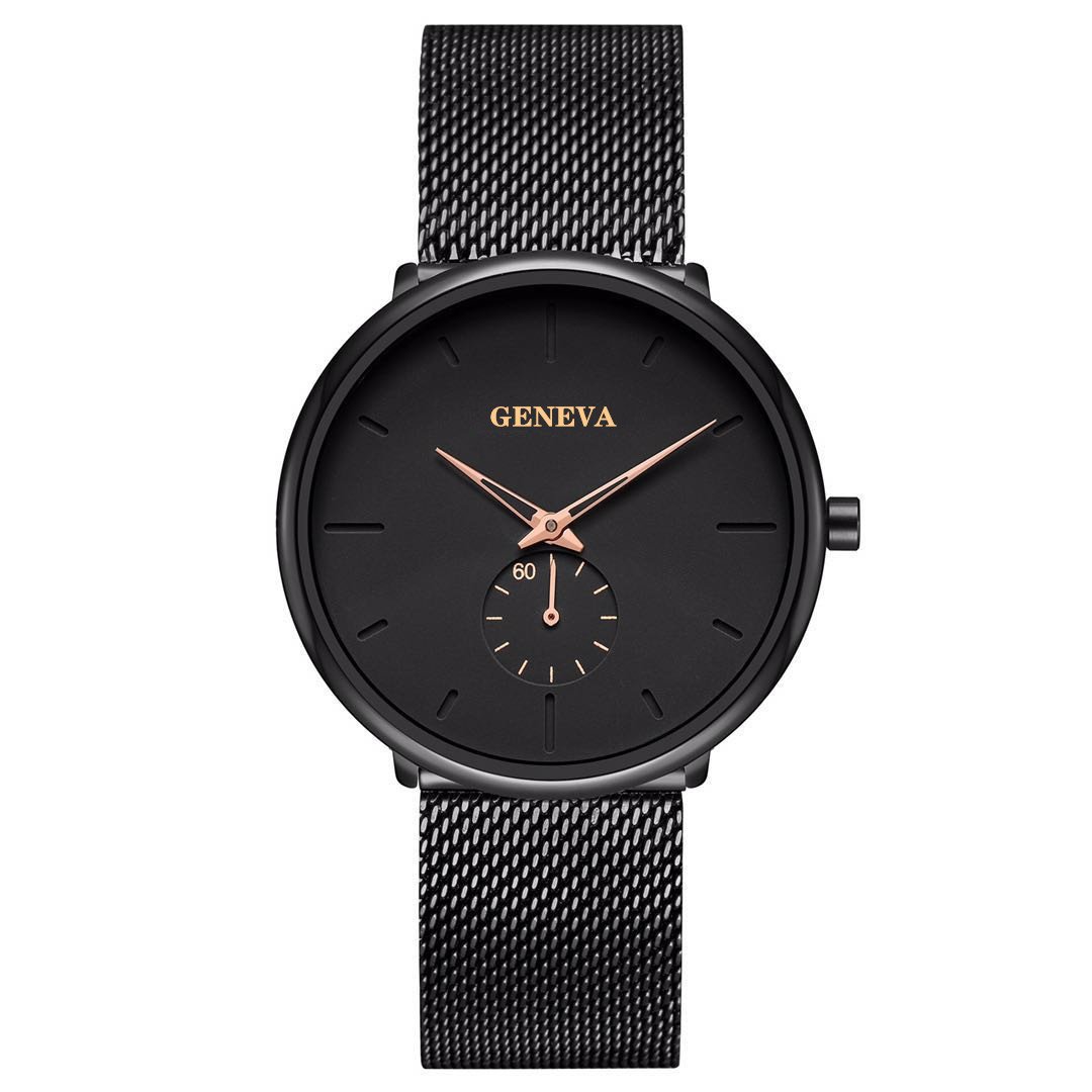Fashion Casual Geneva Mens Watch Quartz Stainless Steel Brand Wristwatch Analog Watches Wrist - Image 2