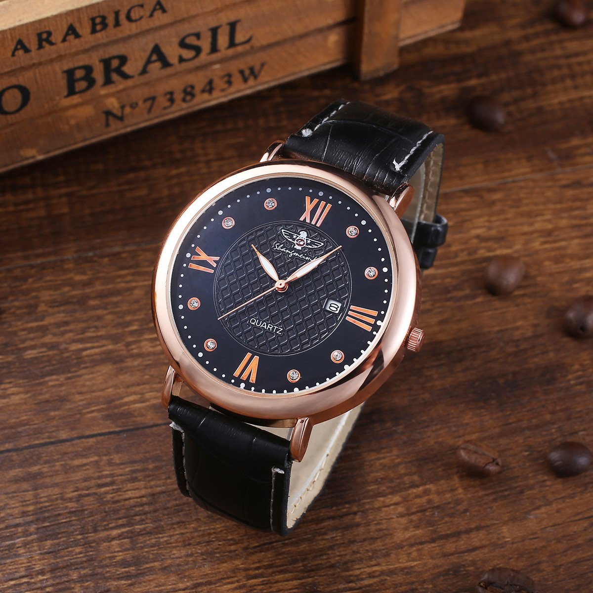 New Quartz Wristwatch Bracelet Gift Set For Men Boyfriend - Image 6