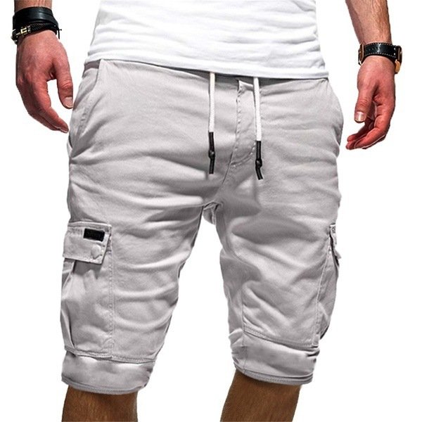 Men Casual Jogger Sports Cargo Shorts Military Combat Workout Gym Trousers Summer Mens Clothing - Image 2