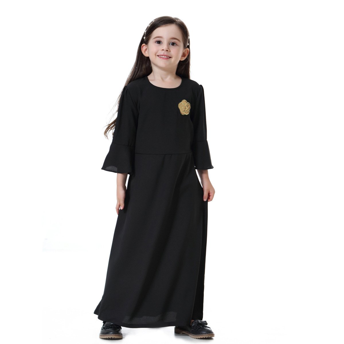 Muslim Southeast Asian Girl Long Skirt Dress - Image 2