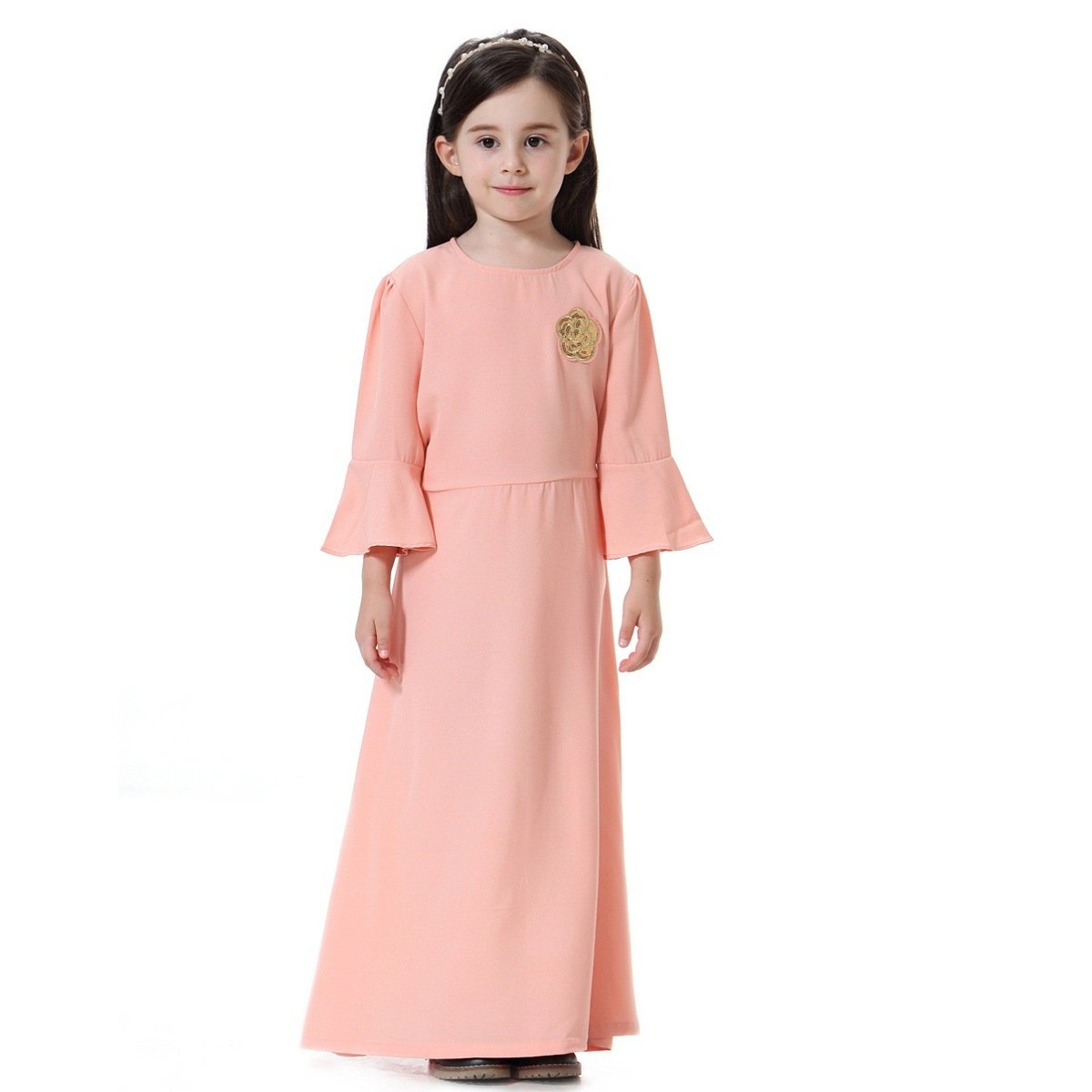 Muslim Southeast Asian Girl Long Skirt Dress - Image 4