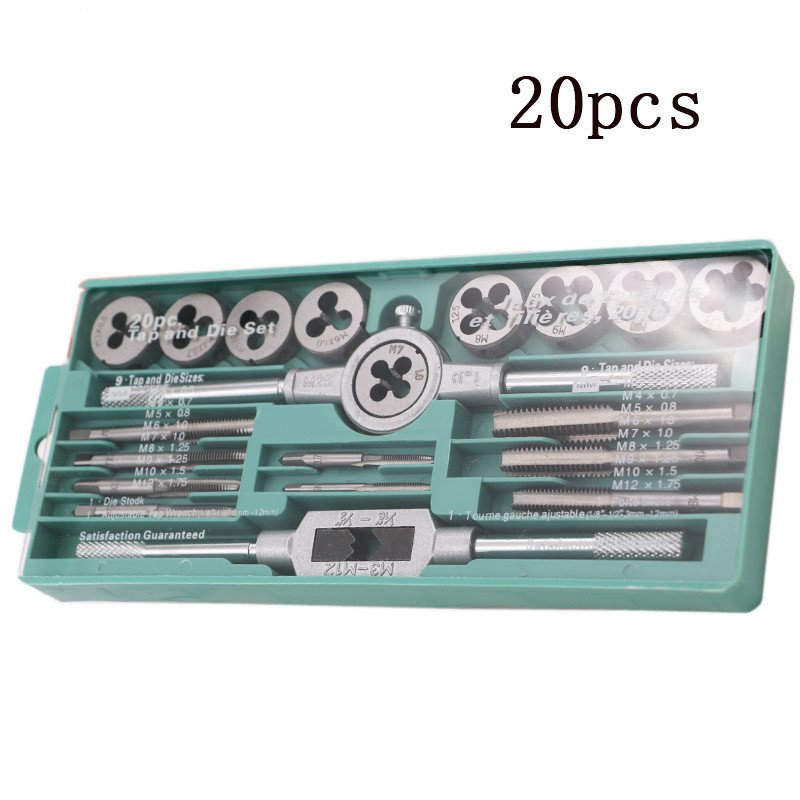 Tap And Die Set Hand Tap Hardware Tool Wrench Wrench Metric Tap Set - Image 3