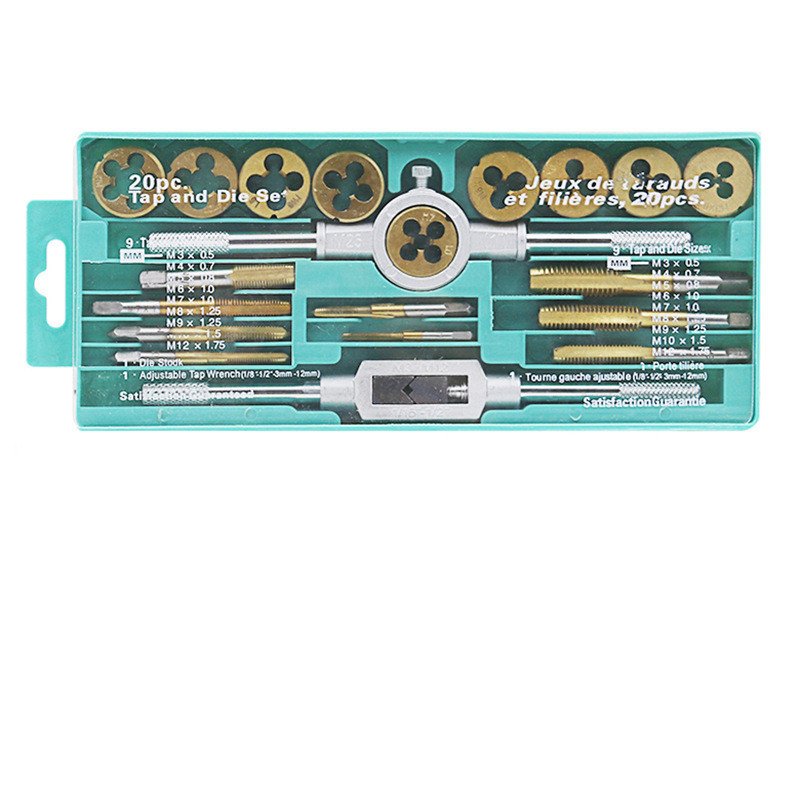 Tap And Die Set Hand Tap Hardware Tool Wrench Wrench Metric Tap Set - Image 2