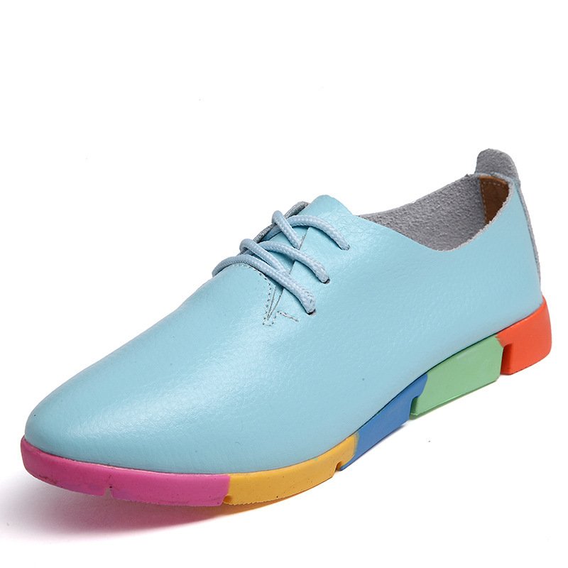 Pointed Shoes Women Leather White Shoes Women Nurse Shoes Casual Shoes Wholesale Specials - Image 5