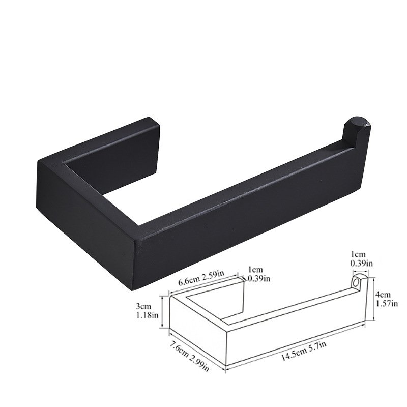 Bathroom Hardware Shelf Towel Rack - Image 4