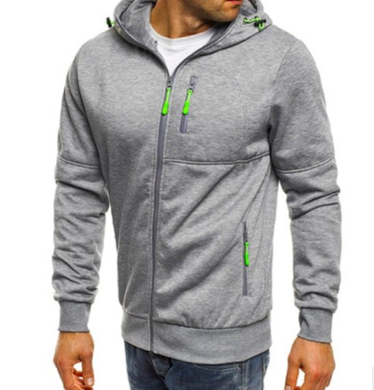 Men Hoodie Cotton Jacket - Image 9