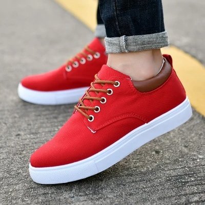 Breathable mens casual canvas sport shoes - Image 5
