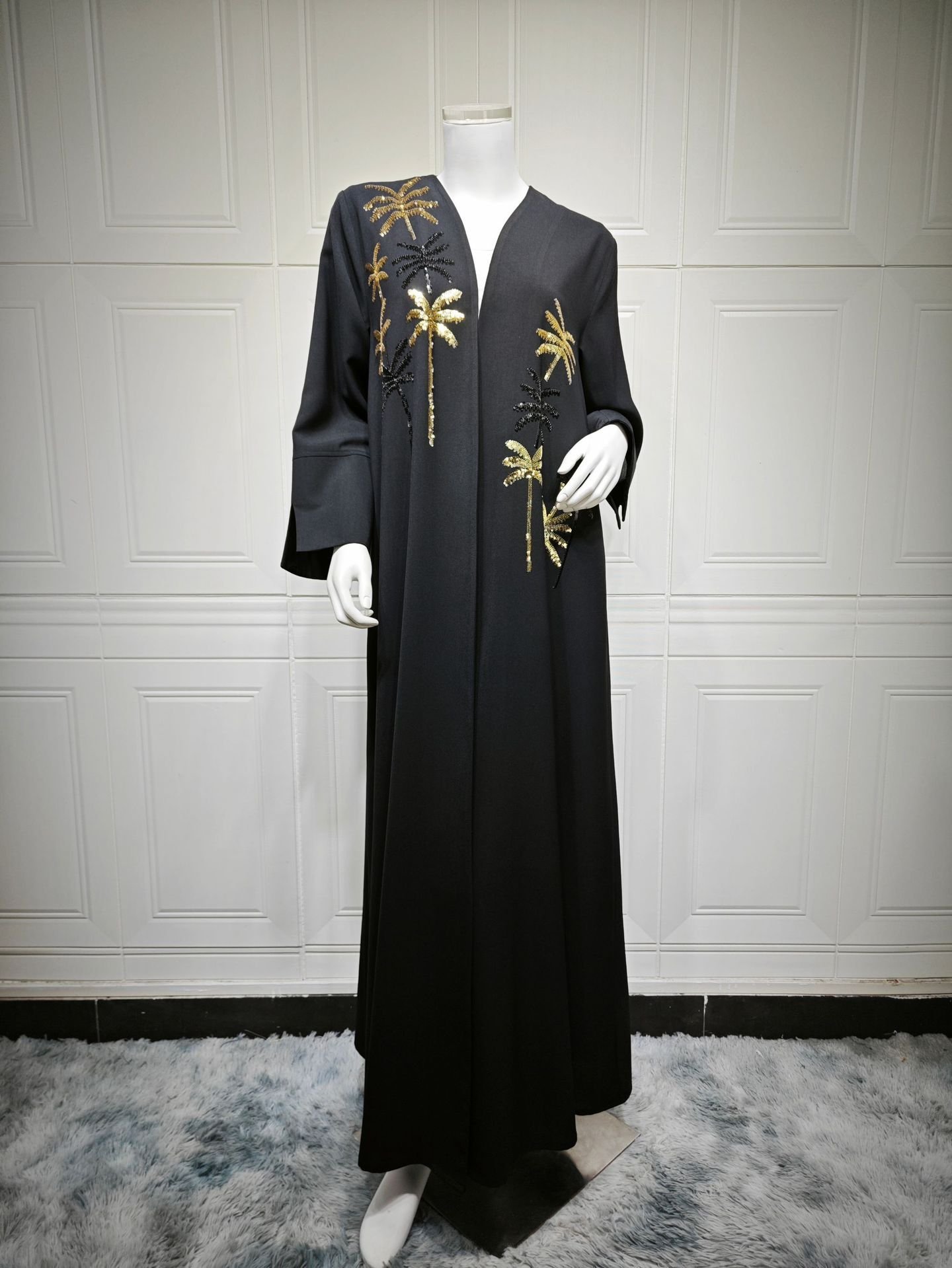 Fashion Muslim Women's Wear Embroidered Robe - Image 6