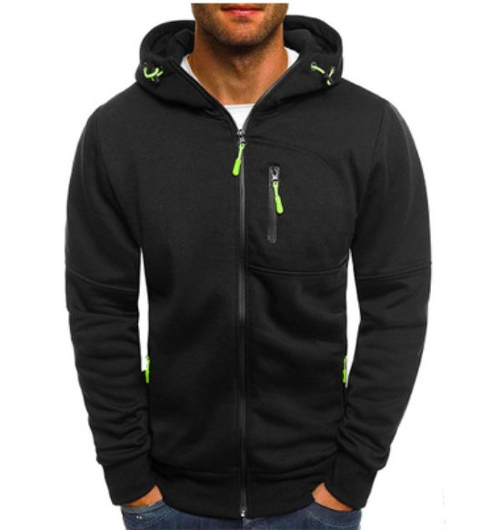 Men Hoodie Cotton Jacket - Image 2