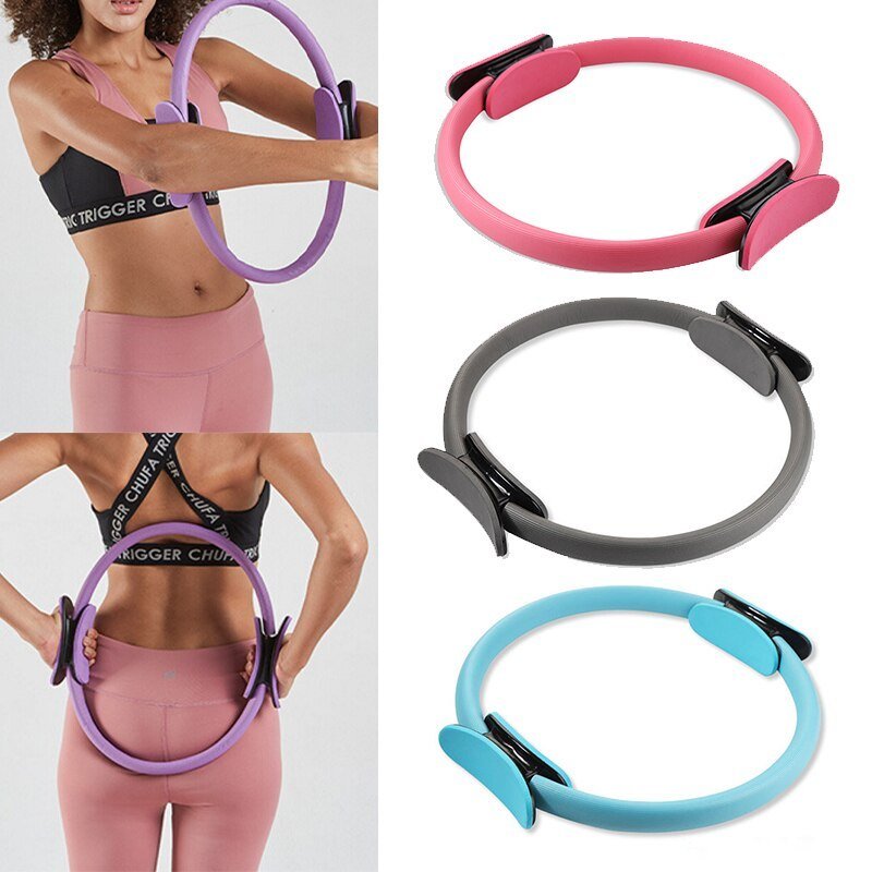 Yoga Fitness Pilates Ring Women Girls Circle Magic Dual Exercise Home Gym Workout Sports Lose Weight Body Resistance - Image 4