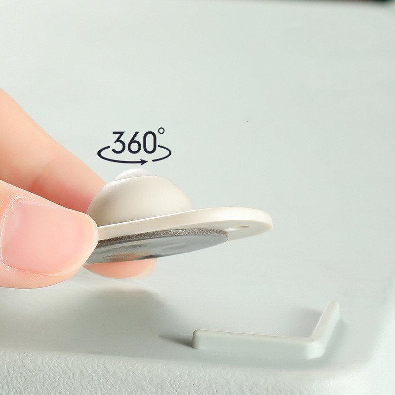 Adhesive Casters Pulley Rollers For Cabinet Drawer Storage Box Trash Can Small Furniture Hardware Wheel Box Skateboard - Image 3