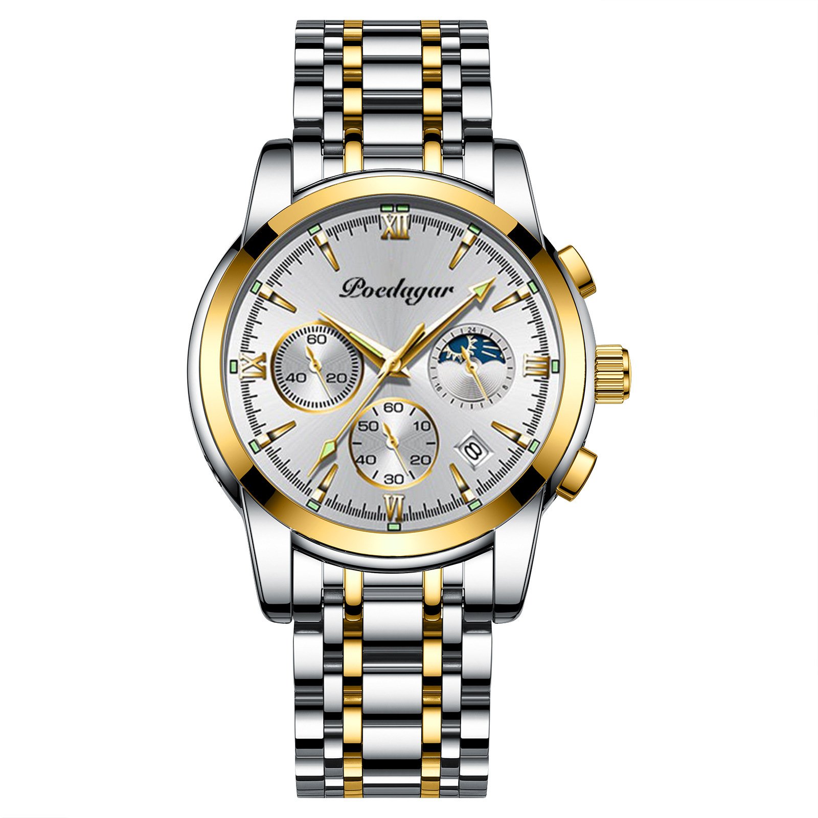 Multifunctional Men's Watch Luminous Waterproof Quartz Wrist Watch - Image 6
