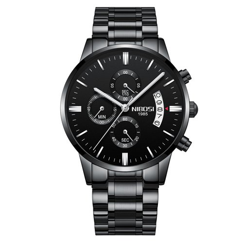 Men Watch Chronograph Sport Mens Watches Top Brand Luxury Waterproof Full Steel Quartz Gold Clock Men Relogio Masculino - Image 7