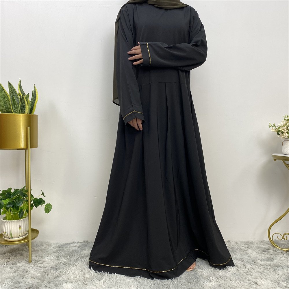 European And American Large Size Muslim Dress - Image 2