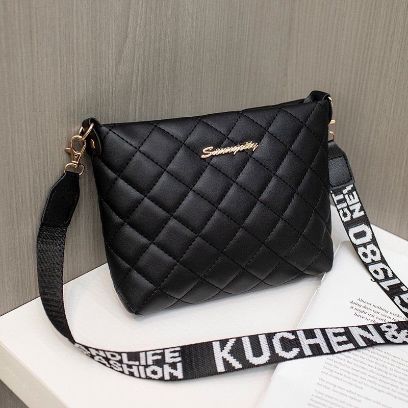 Small Messenger Bag For Women Trend Lingge Embroidery Female Shoulder Bags Fashion Chain Ladies Crossbody Purse - Image 8