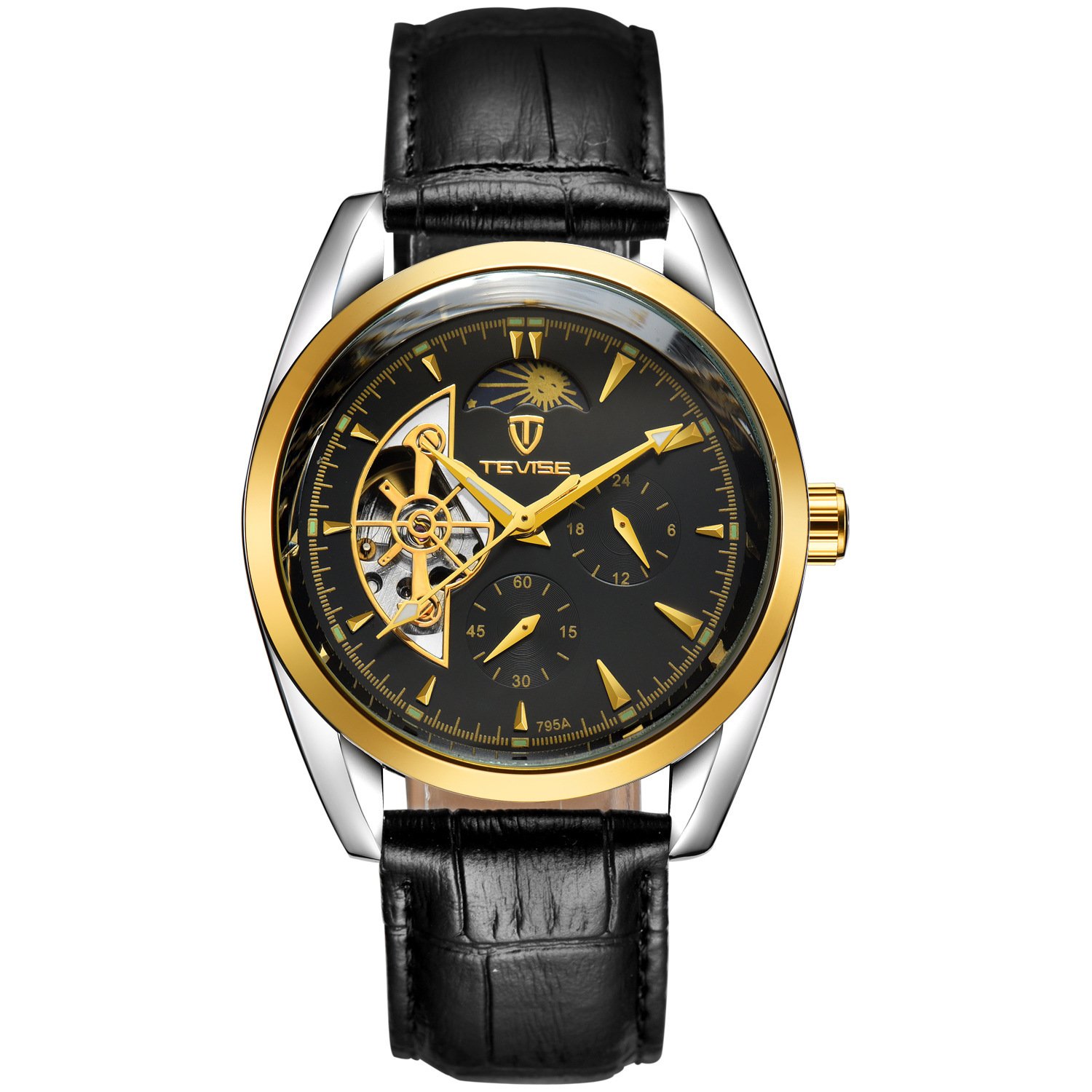 P Katwis watches Tourbillon watches men burst through the end of the stars waterproof automatic mechanical watches - Image 4