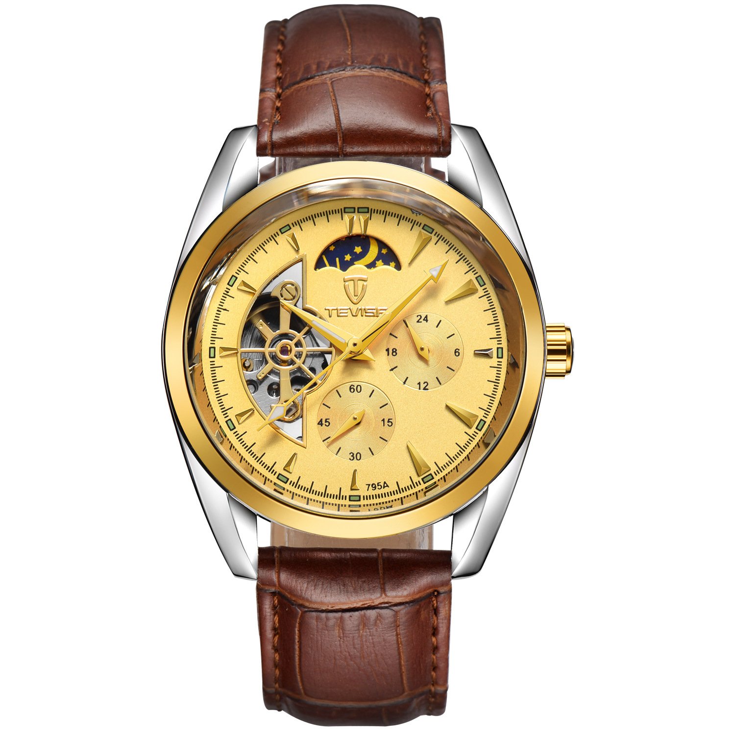 P Katwis watches Tourbillon watches men burst through the end of the stars waterproof automatic mechanical watches - Image 5