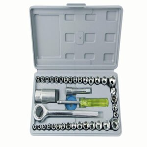40 pieces of manual hardware tool set machine repair sleeve wrench steam protection tool combination package