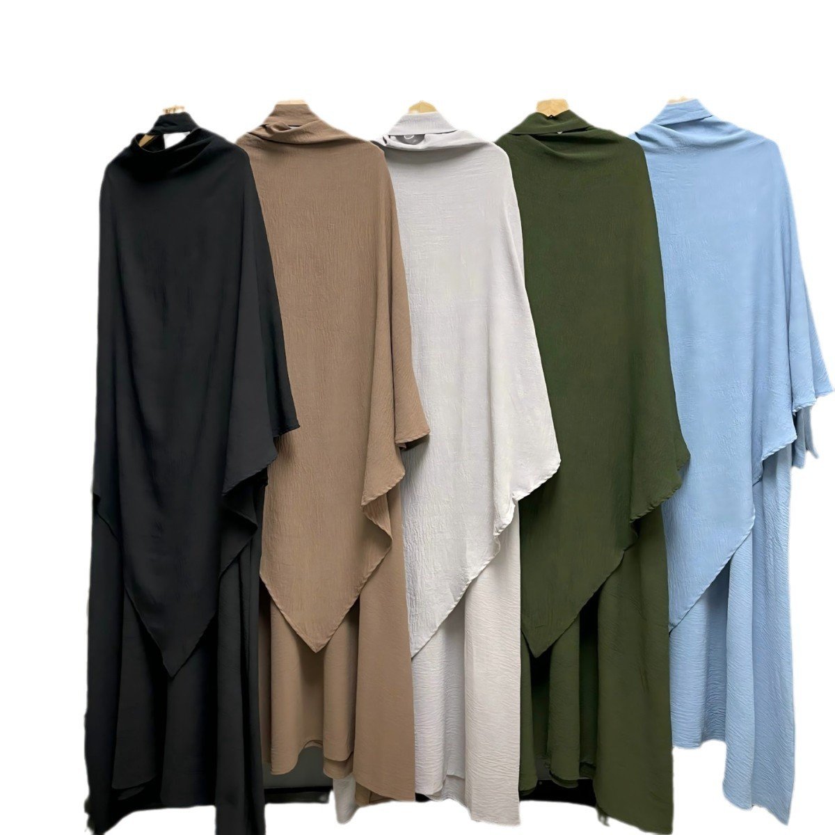 Two-piece Headscarf Suit Muslim Long Dress - Image 5
