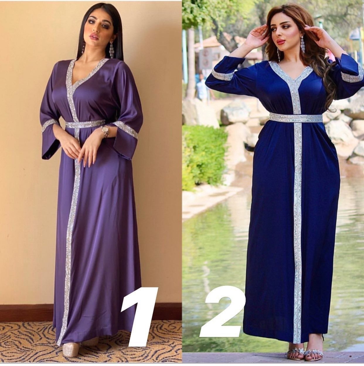 Turkish Long Muslim Womens Clothing - Image 2