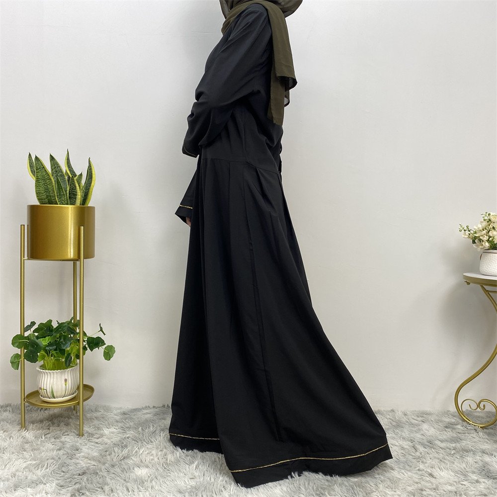 European And American Large Size Muslim Dress - Image 4