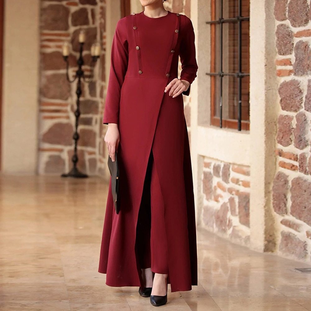 Muslim Women's Evening Dress, Banquet Dress, Worship Dress Robe - Image 8