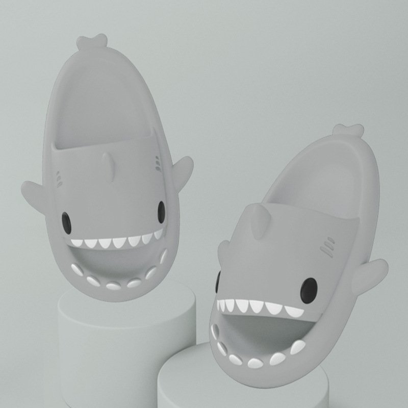 Cartoon Shark Slippers Funny Cutes Soft Slipper Indoor Outdoor Shoes For Women Men Couples - Image 9
