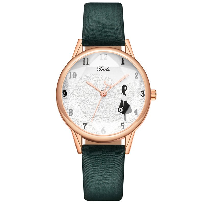 Minimalist Creative Girl Pattern Women's Quartz Watch - Image 6