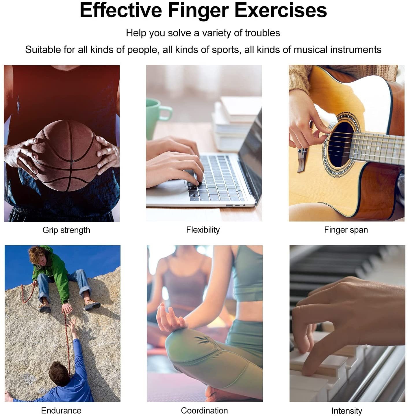 Silicone Grip Device Finger Exercise Stretcher Arthritis Hand Grip Trainer Strengthen Rehabilitation Training To Relieve Pain - Image 7